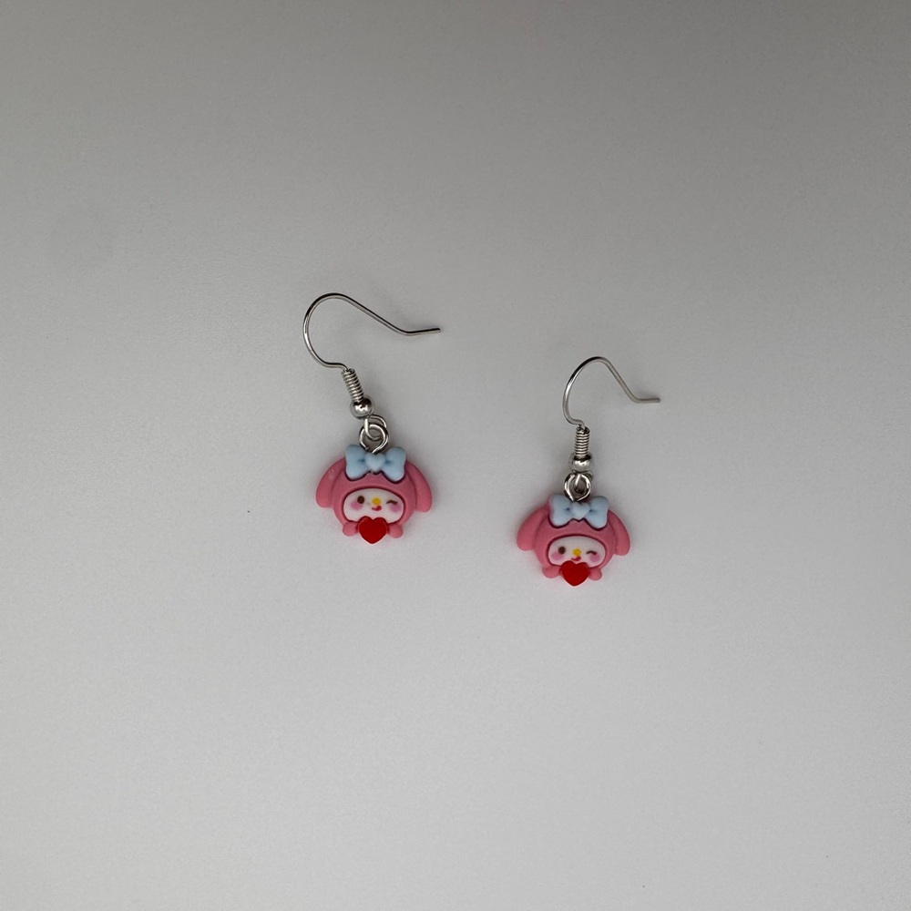 Sanrio my melody character dangle earrings